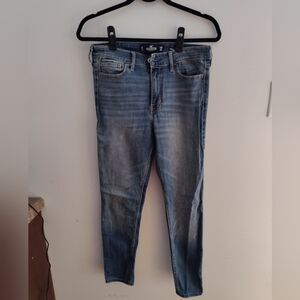 Hollister high rise super skinny crop jeans
